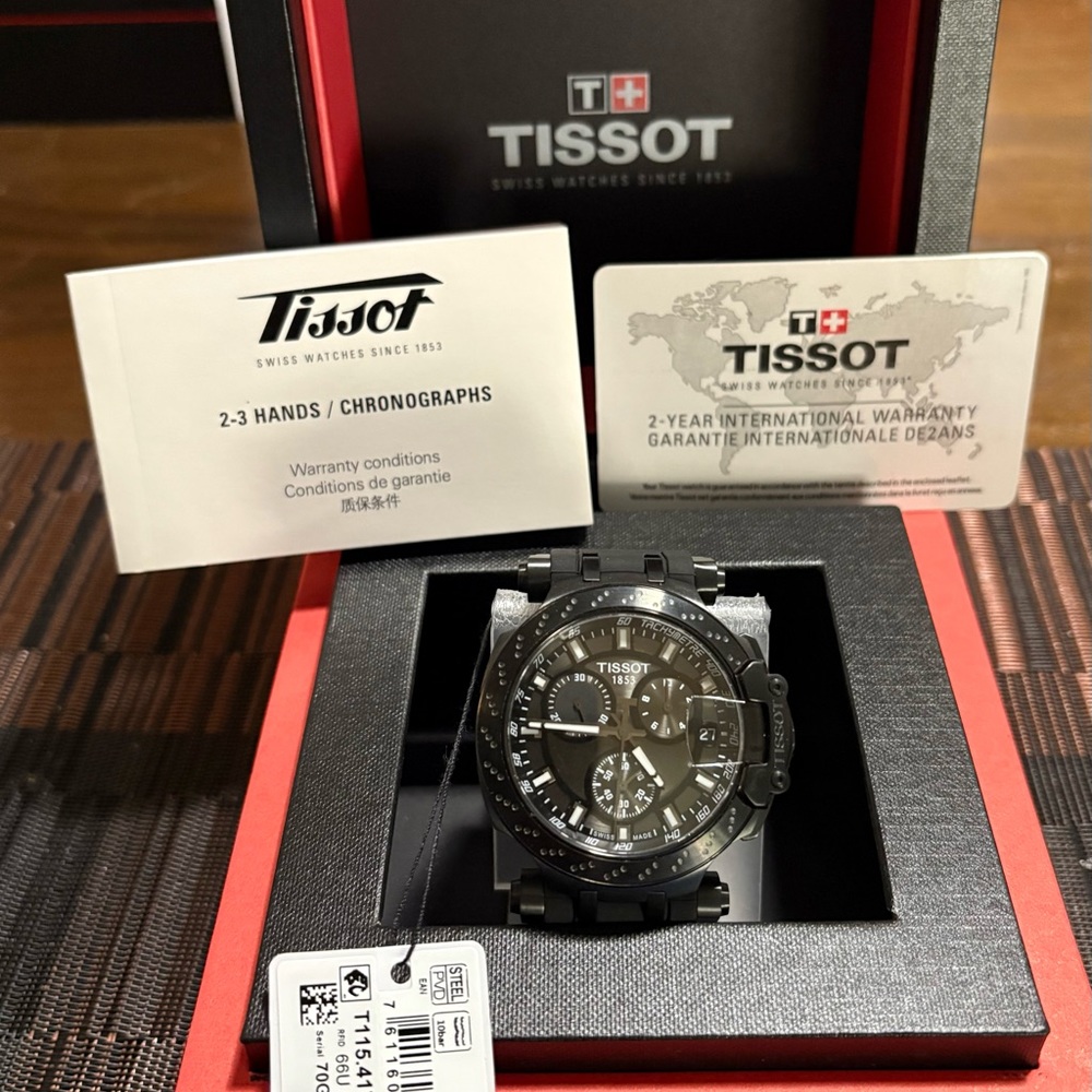 Tissot Black Chronograph Watch